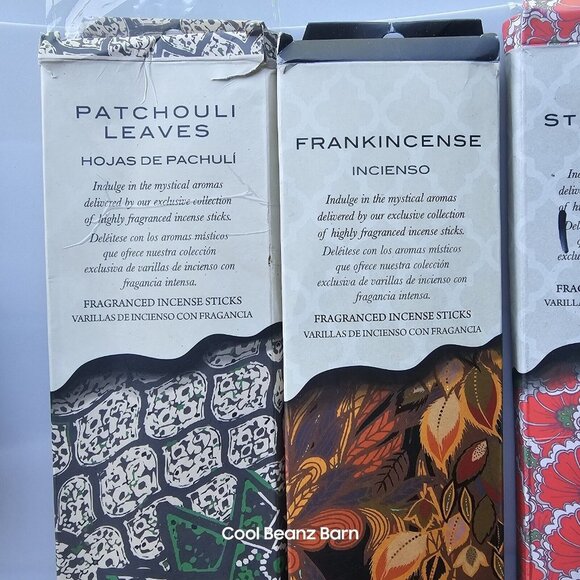 Incense Holder With Incense Sticks Cones & Wooden Ash Catcher - Picture 14 of 15